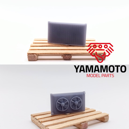 Yamamoto Ymptun50 1/24 Water Cooler C Upgrade Set Resin Kit