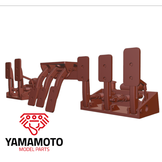 Yamamoto Ymptun53 1/24 Racing Pedal Box Set Upgrade Set Resin Kit