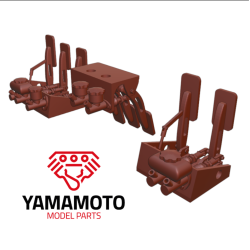 Yamamoto Ymptun53 1/24 Racing Pedal Box Set Upgrade Set Resin Kit