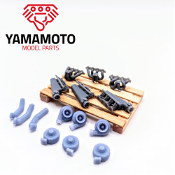 Yamamoto Ymptun56 1/24 Turbo Kit For 4-cyl Engine Upgrade Set Resin Kit