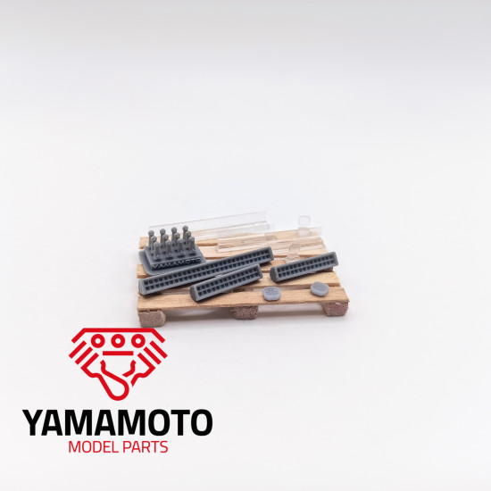 Yamamoto Ymptun57 1/24 Turbo Kit For 4-cyl Engine Upgrade Set Resin Kit