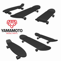 Yamamoto Ymptun60 1/24 Skateboard Kit Upgrade Set Resin Kit