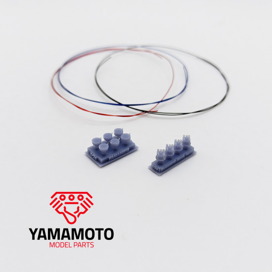 Yamamoto Ymptun70 1/24 Set Of 4 Distributors For 4 Cylinder Engines Upgrade Kit