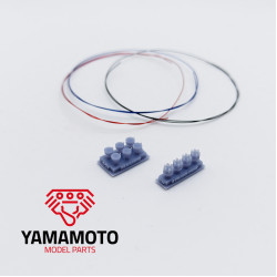 Yamamoto Ymptun71 1/24 Set Of 4 Distributors For 6 Cylinder Engines Upgrade Kit