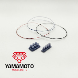 Yamamoto Ymptun72 1/24 Set Of 4 Distributors For 8 Cylinder Engines Upgrade Kit