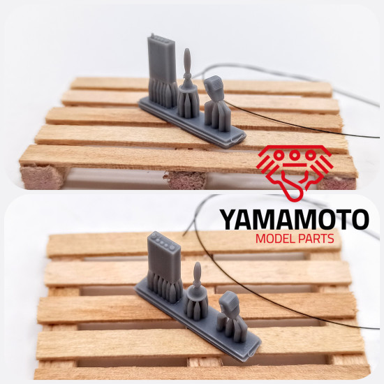 Yamamoto Ymptun80 1/24 Cb Radio Set Upgrade Kit Resin Kit