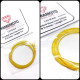 Yamamoto Ymptun89 1/24 Braided Hose Line Yellow 0,3mm 1m Upgrade Kit