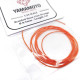 Yamamoto Ymptun90 1/24 Braided Hose Line Orange 0,3mm 1m Upgrade Kit