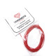 Yamamoto Ymptun92 1/24 Braided Hose Line Red 0,8mm 2m Upgrade Kit