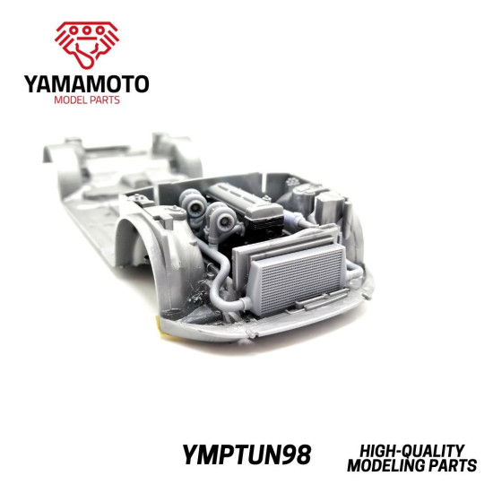 Yamamoto Ymptun98 1/24 Twin Turbo Kit 2jz Toyota Supra Tamiya 24123 Upgrade Kit