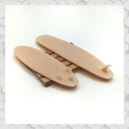 Yamamoto Ymptun107 1/24 Surfboards Set Resin Kit