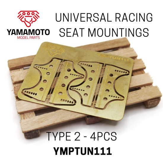 Yamamoto Ymptun111 1/24 Universal Racing Seat Mountings - Type 2