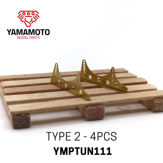 Yamamoto Ymptun111 1/24 Universal Racing Seat Mountings - Type 2