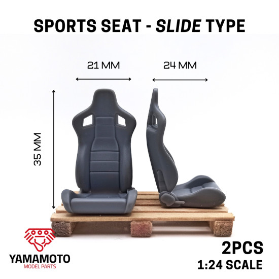 Yamamoto Ymptun113 1/24 Sport Seats - Slide Type Resin Kit