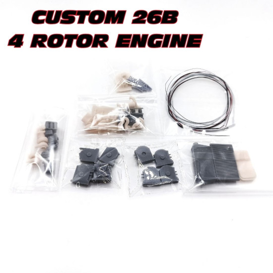 Yamamoto Ympeng3 1/24 Custom 26b 4-rotor Engine Upgrade Kit