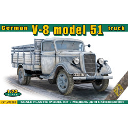 Ace 72585 1/72 German V 8 Model 51 Truck Plastic Model Kit