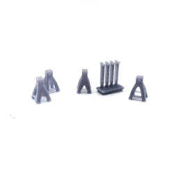 Yamamoto Ympgar5 1/24 Axle Stands Upgrade Resin Kit