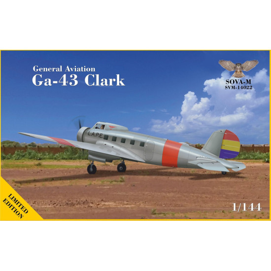 Sova Model 14022 1/144 Ga 43 Clark Japan Spain Plastic Model Kit