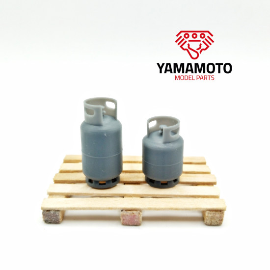 Yamamoto Ympgar14 1/24 Gas Cylinder Set Propan-butan Resin Kit