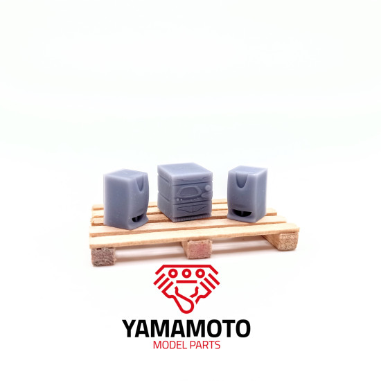 Yamamoto Ympgar18 1/24 Garage Set 4 Garage Accessories Resin Kit