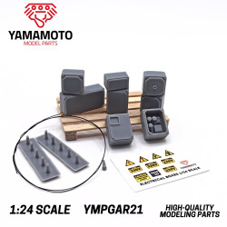 Yamamoto Ympgar21 1/24 Electrical Boxes Kit No 1 Resin Kit