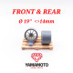 Yamamoto Ymprim12 1/24 Resin Wheels Ferrada Fr4 19inch And Decals