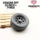 Yamamoto Ymprim15 1/24 Resin Wheels Cragar 397 15inch And Tyres