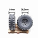 Yamamoto Ymprim20 1/24 Resin Wheels Extreme Off-road Tyres And Rims