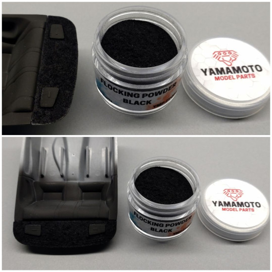 Yamamoto Ymp-fp001 Hi-quality Flocking Powder Black 25ml