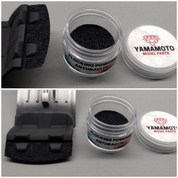 Yamamoto Ymp-fp002 Hi-quality Flocking Powder Anthracite 25ml
