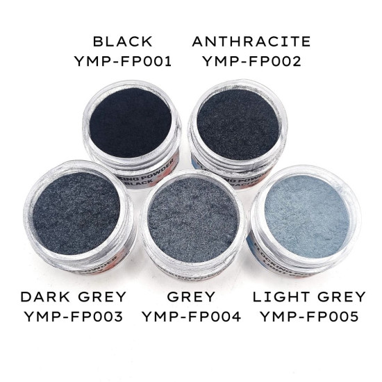Yamamoto Ymp-fp003 Hi-quality Flocking Powder Dark Grey 25ml