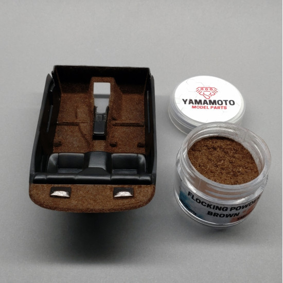 Yamamoto Ymp-fp006 Hi-quality Flocking Powder Brown 25ml