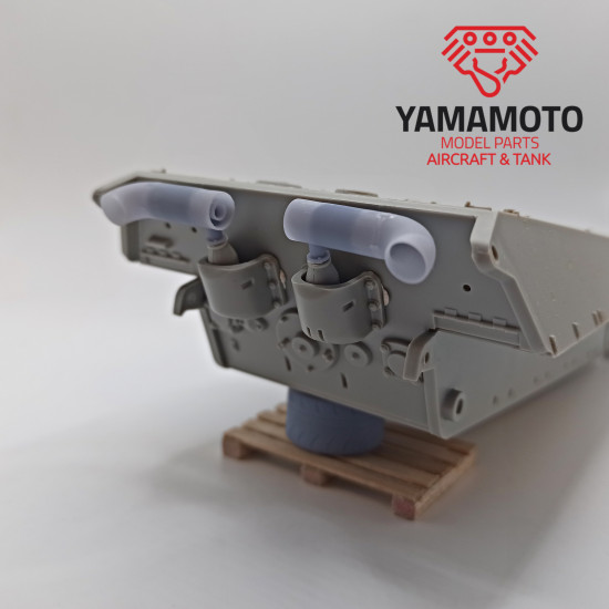 Yamamoto Ymp3502 1/35 Muffler Var1 Tiger Ii/ E-50/ E-75