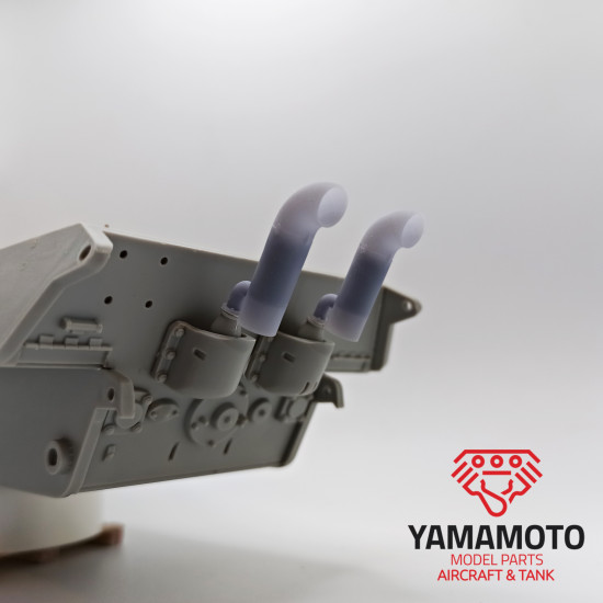 Yamamoto Ymp3503 1/35 Muffler Var2 Tiger Ii/ E-50/ E-75 Resin Kit