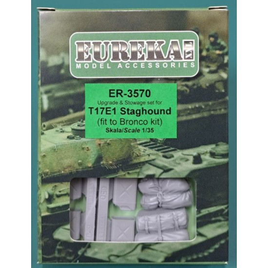 Eureka Er-3570 1/35 T17e1 Staghound A/C Mk.i Model From Bronco