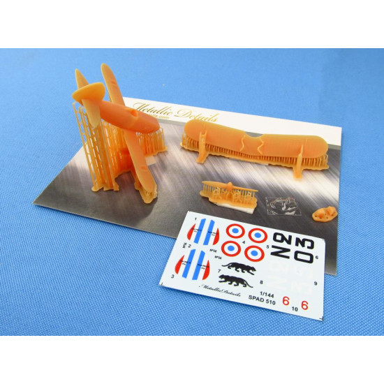 Metallic Details Mdr14437 1/144 Bleriot Spad S.510 Aircraft Model Kit