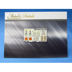 Metallic Details Mdp72001 1/72 Mig 15 Mig 17. Seat Belts Aircraft Accessories