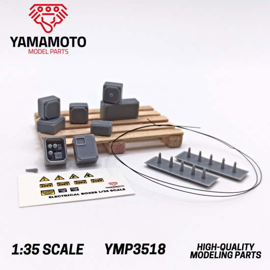 Yamamoto Ymp3518 1/35 Electrical Boxes Kit Nomber 1