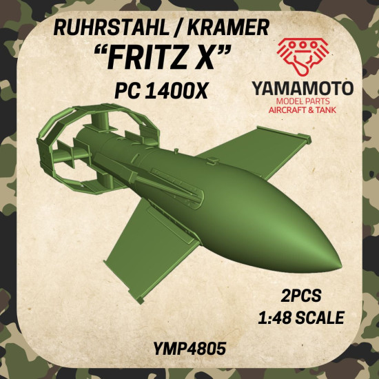 Yamamoto Ymp4805 1/48 Fritz X Accessories For Aircraft