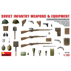 Soviet infantry weapons and equipment 1/35 Miniart 35102