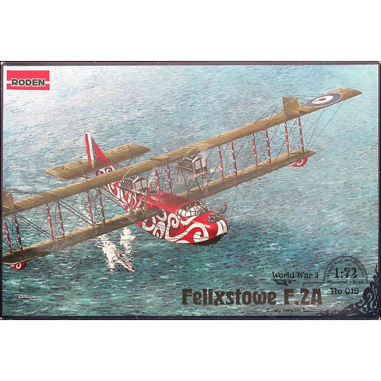 Roden 019 1/72 Felixstowe F.2a Early Fighter Reconnaissance Flying Boat