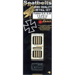 Hgw 132512 1/32 Seatbelts For Fokker E.ii And E.iii Accessoreis For Aircraft