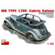 Typ 170V. Cabrio Saloon 1/35 Miniart 35103