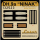 Hgw 132523 1/32 Seatbelts And Dh.9a Ninak Accessories For Aircraft Hgw 132523 1/32 Seatbelts And Dh.9a Ninak Accessories For Aircraft