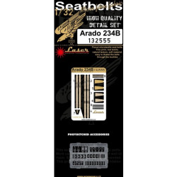 Hgw 132555 1/32 Seatbelts For Arado Ar 234b Accessories For Aircraft