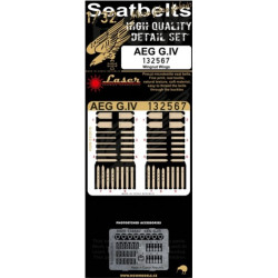Hgw 132567 1/32 Seatbelts For Aeg G.iv Wingnut Wings Accessories For Aircraft