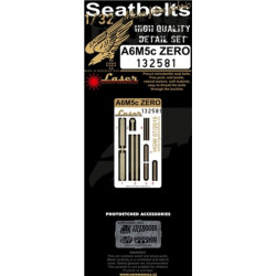 Hgw 132581 1/32 Seatbelts For A6m5c Zero For Hasegawa Accessories For Aircraft