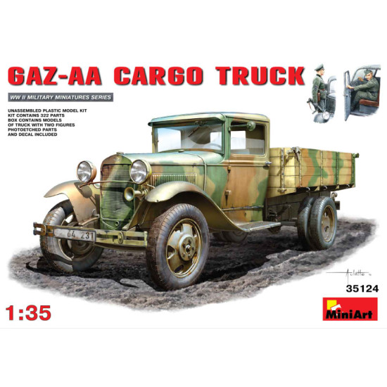 GAZ-AA cargo truck 1/35 Miniart 35124