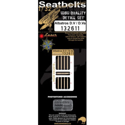 Hgw 132611 1/32 Seatbelts For Albatros D.v / D.va By Wingnut Wings Accessories