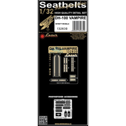 Hgw 132630 1/32 Seatbelts For Dh-100 Vampire Infinity Models Accessories Kit